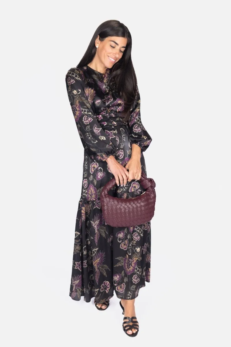 JOSEPHINE DRESS 53" (BLACK/GROUND)