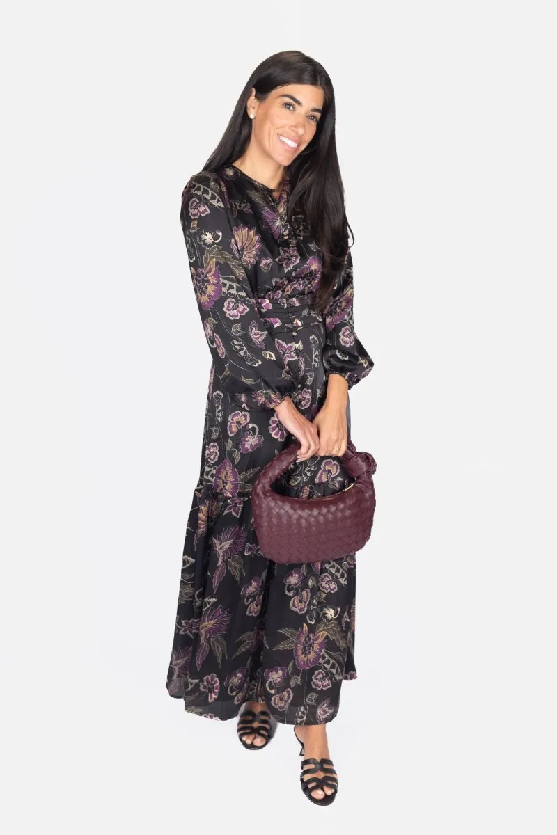 JOSEPHINE DRESS 53" (BLACK/GROUND)