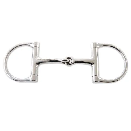 JP Korsteel Stainless Steel Hunter Dee Ring Snaffle Bit