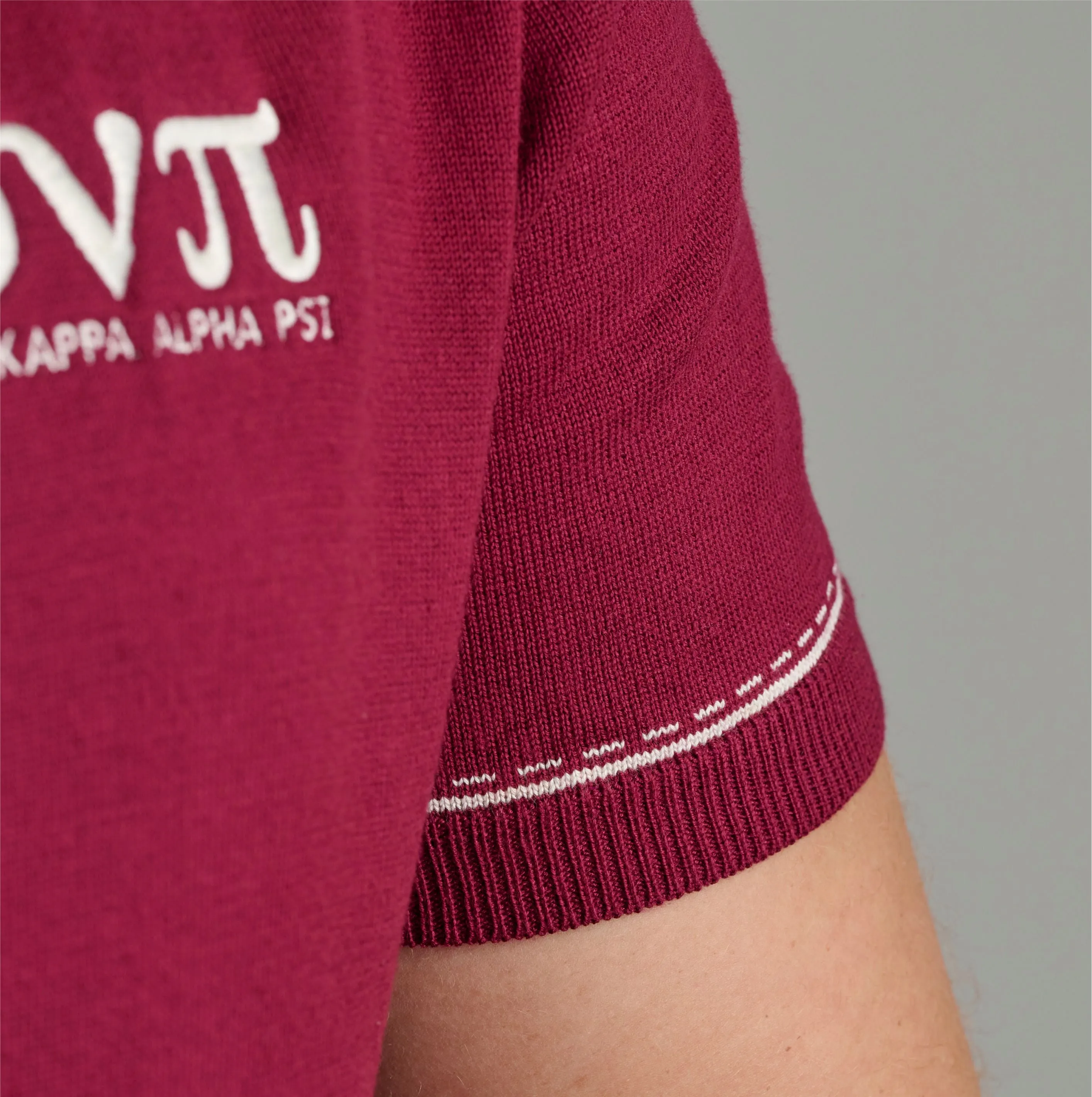 Kappa Alpha Psi Phi Nu Pi Full Button  Lightweight Sweater (Krimson)