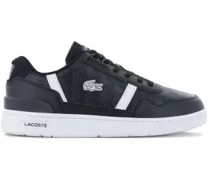 LACOSTE T-Clip Leather - Herren Sneakers Schuhe Leder Schwarz 747SMA0068312