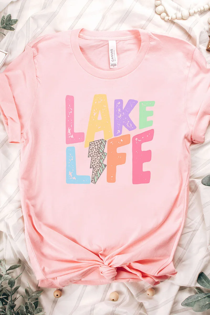 Lake Life Bolt Tri-Blend Short Sleeve Tee