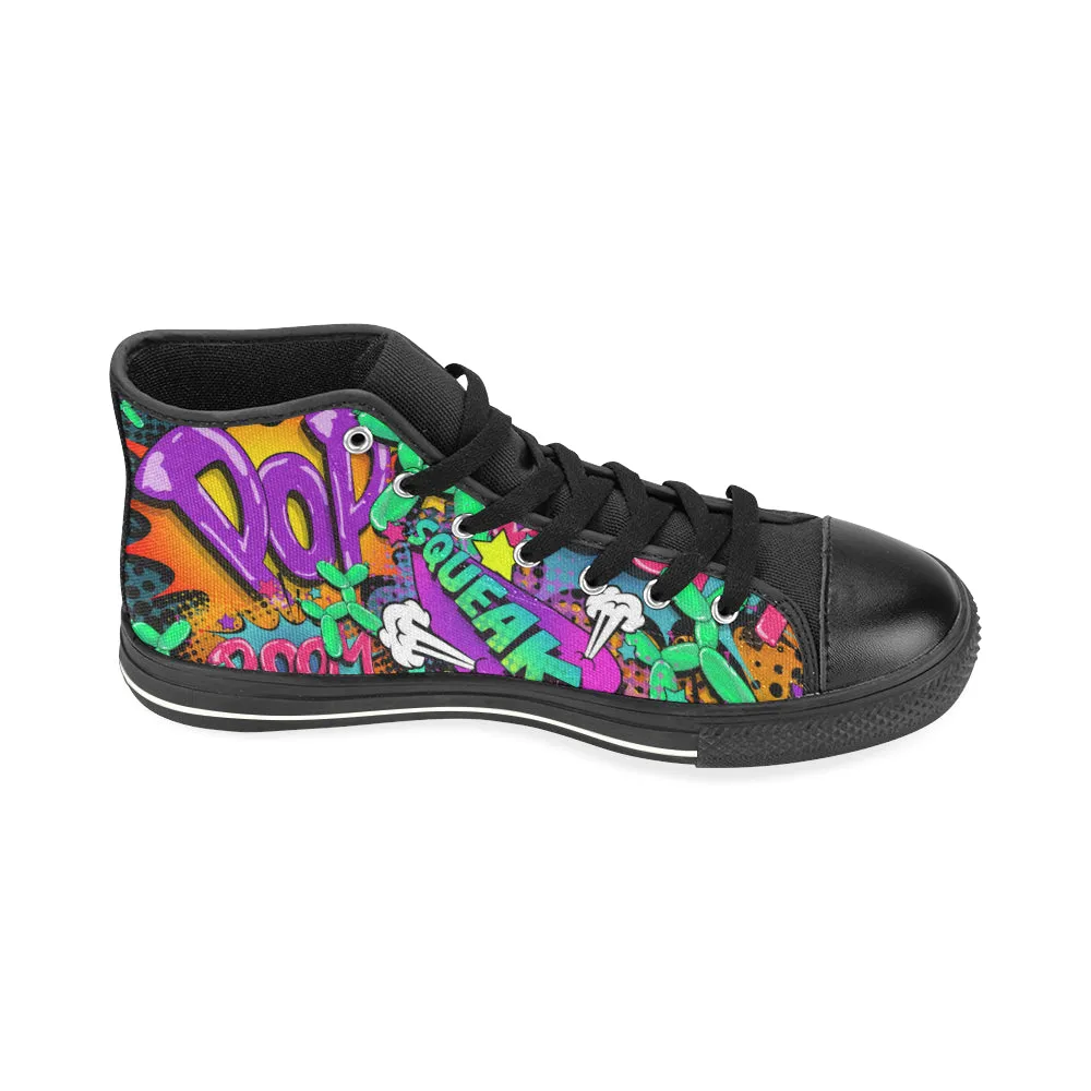 Leaky Squeaky BOOM! - Women's Sully High Tops (SIZE 11-12)