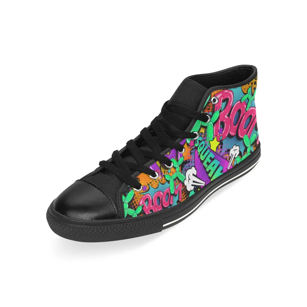 Leaky Squeaky BOOM! - Women's Sully High Tops (SIZE 11-12)