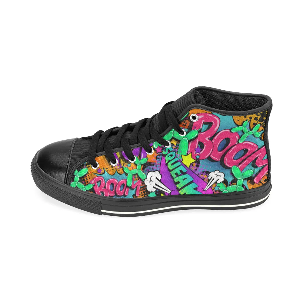 Leaky Squeaky BOOM! - Women's Sully High Tops (SIZE 11-12)