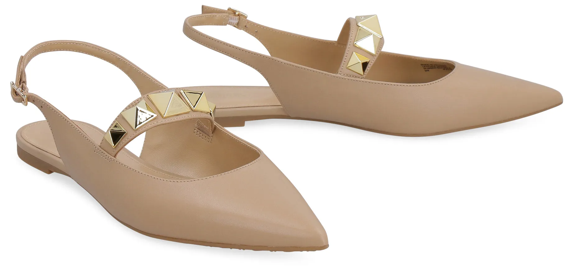 Leather ballet flats