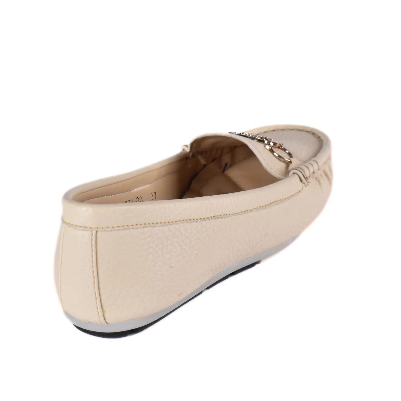 Leather Slip-On Flat Shoes