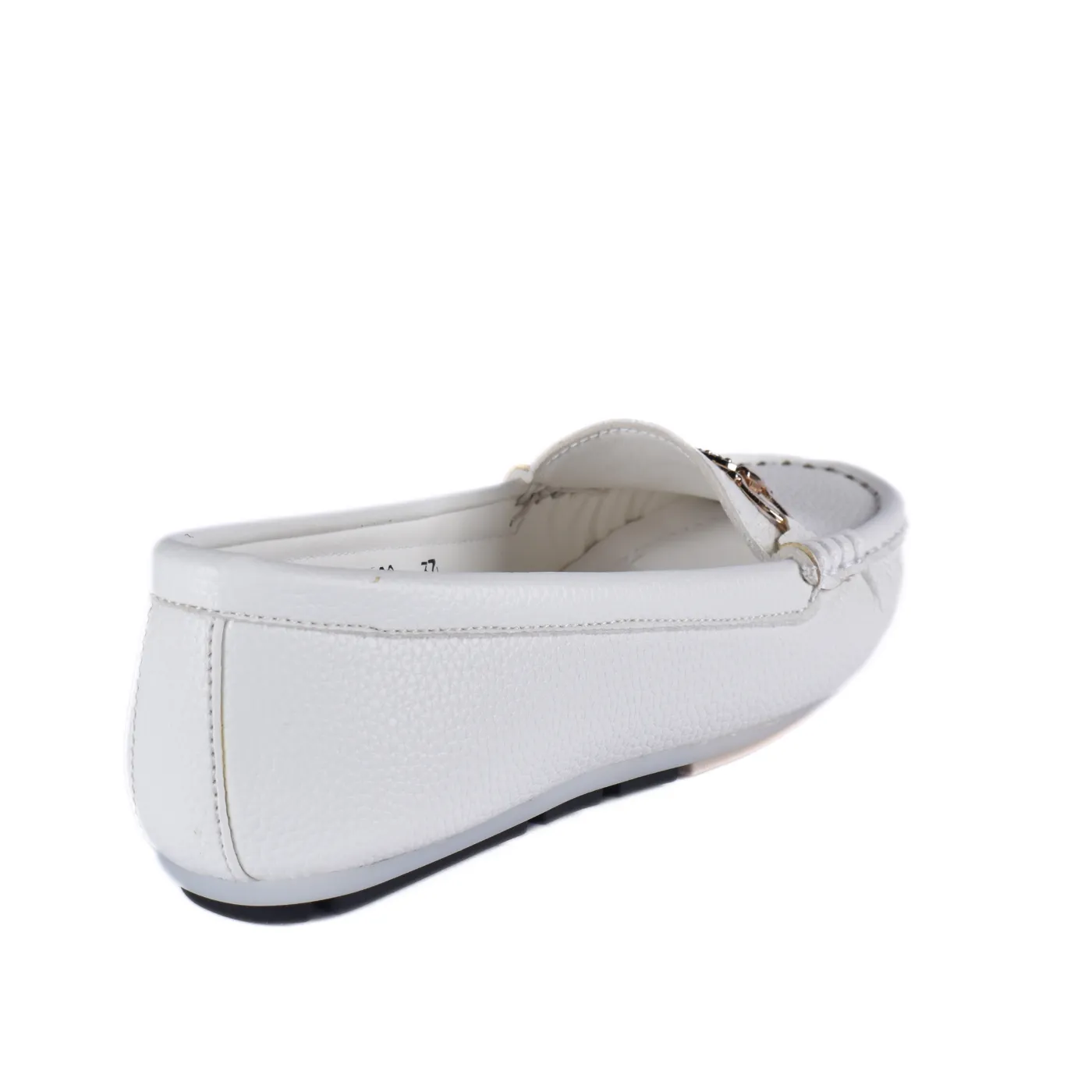 Leather Slip-On Flat Shoes
