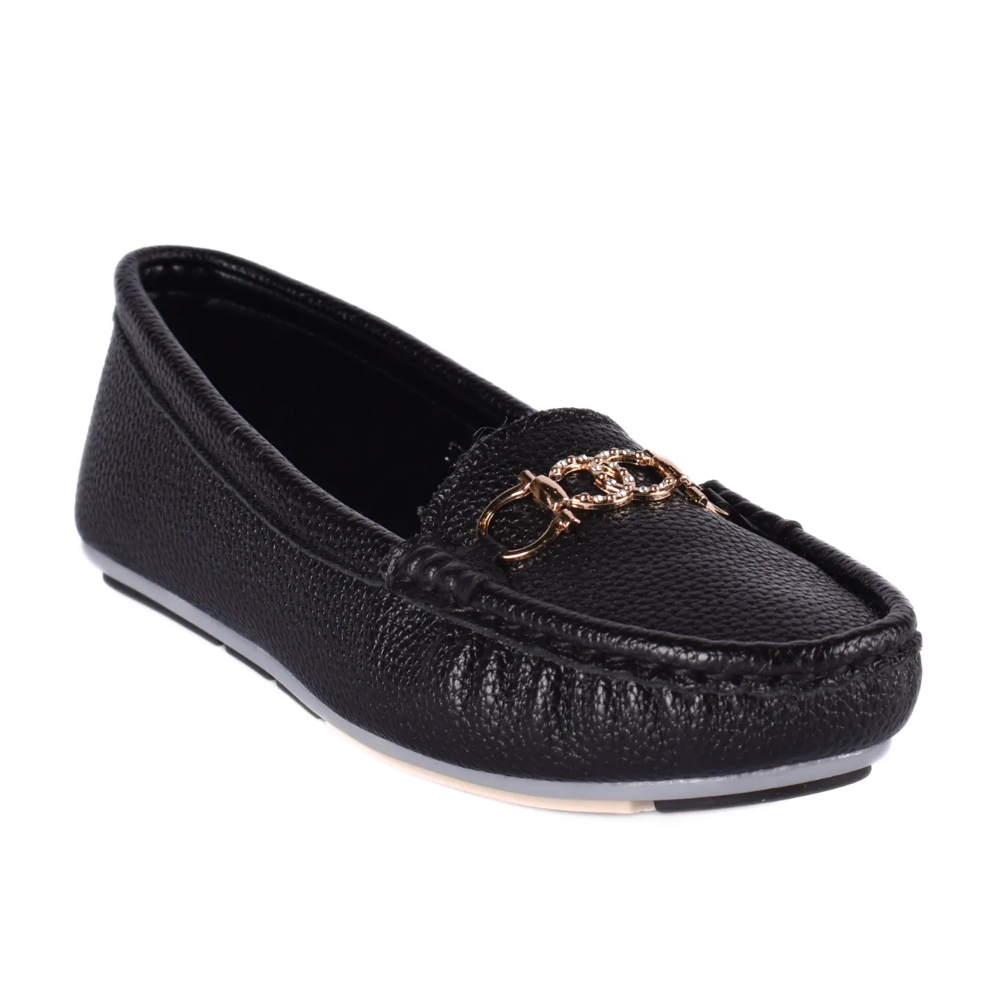 Leather Slip-On Flat Shoes