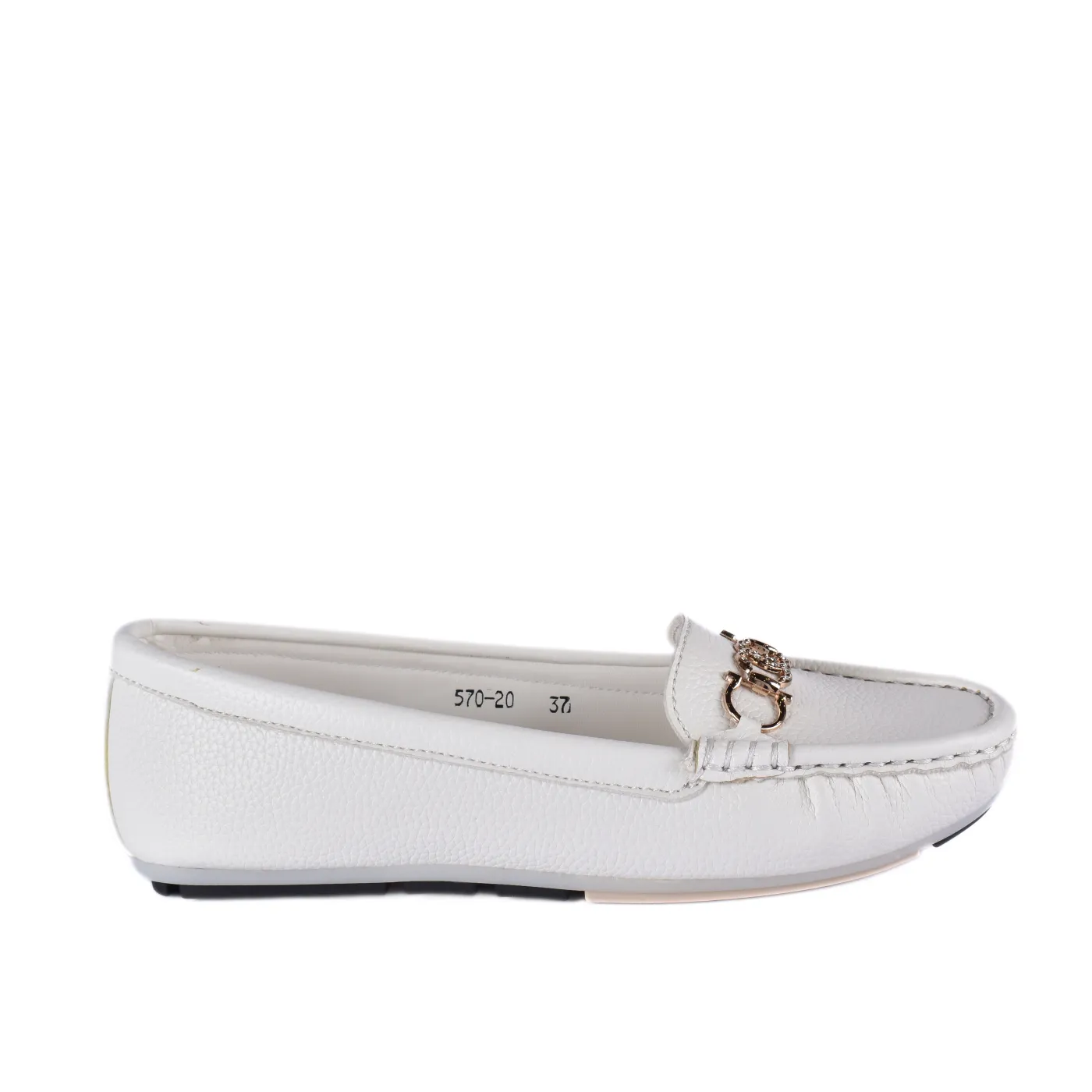 Leather Slip-On Flat Shoes