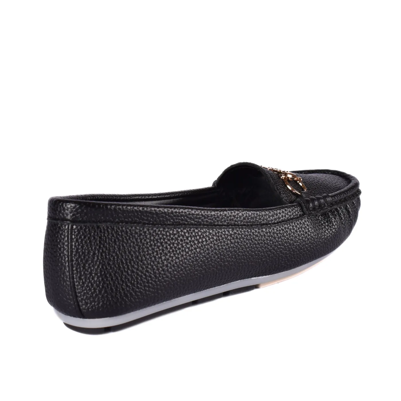 Leather Slip-On Flat Shoes