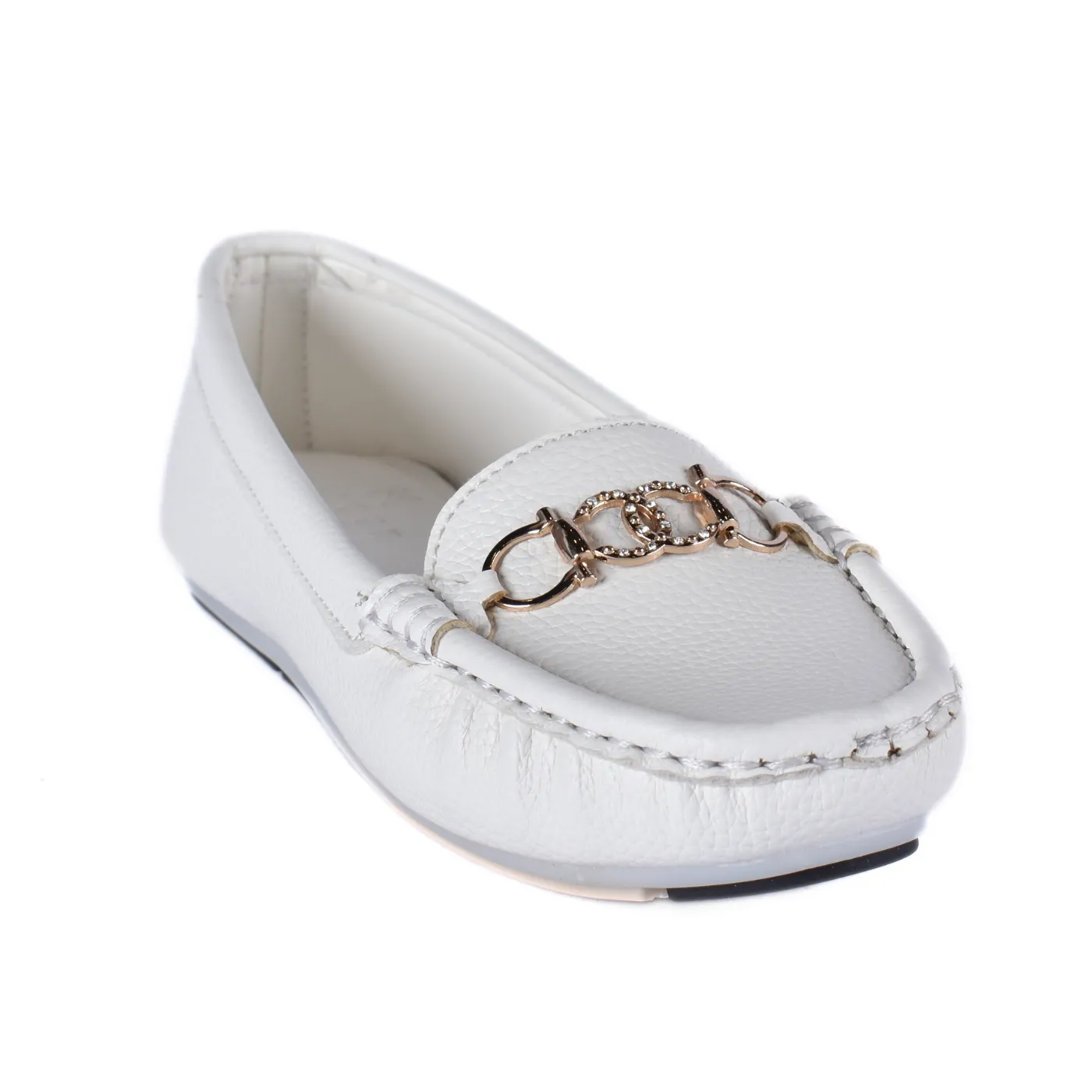 Leather Slip-On Flat Shoes