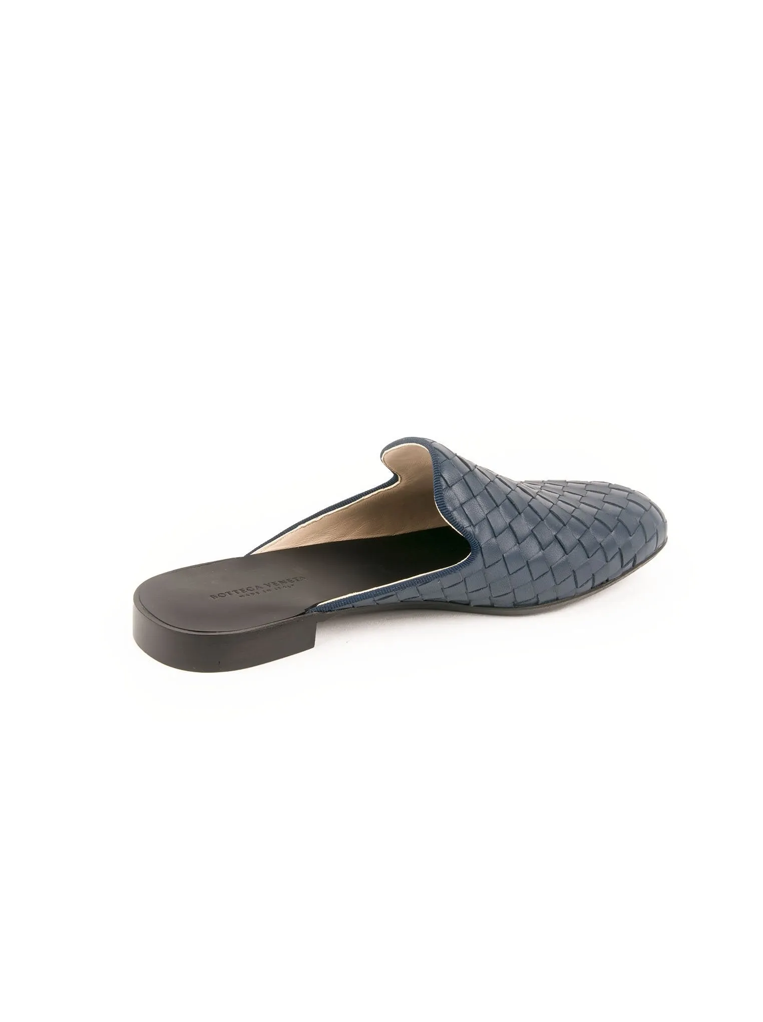 Leather Slipper - Blue