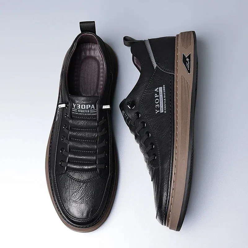 Lightweight Genuine Leather Classic Men Shoes