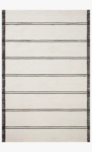 Logan Rug Magnolia Home by Joanna Gaines - LOG-02 White / Mocha