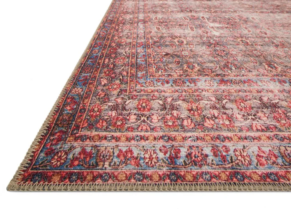 Loren Eggplant/Crimson Rug