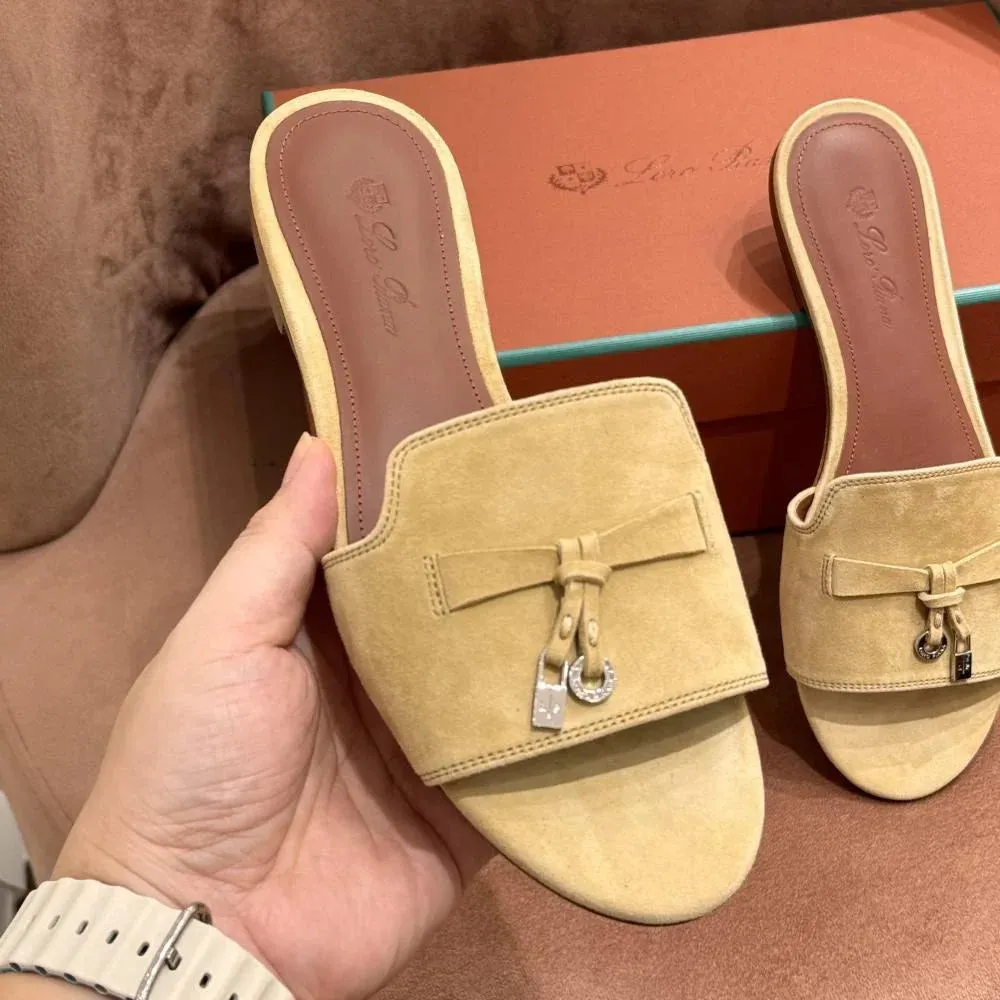 Loro Piana Summer Charms Ser Women Sandals - Cotton Sponge Cake (20CR)