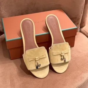 Loro Piana Summer Charms Ser Women Sandals - Cotton Sponge Cake (20CR)