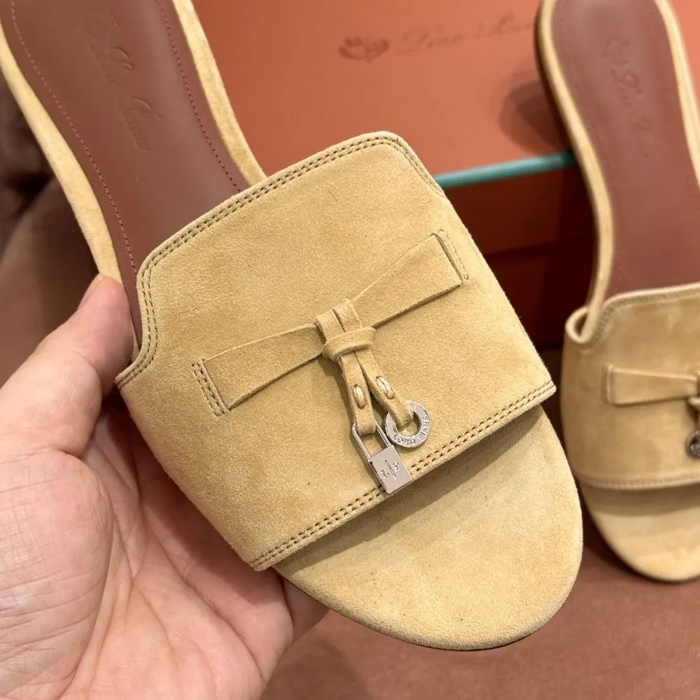 Loro Piana Summer Charms Ser Women Sandals - Cotton Sponge Cake (20CR)
