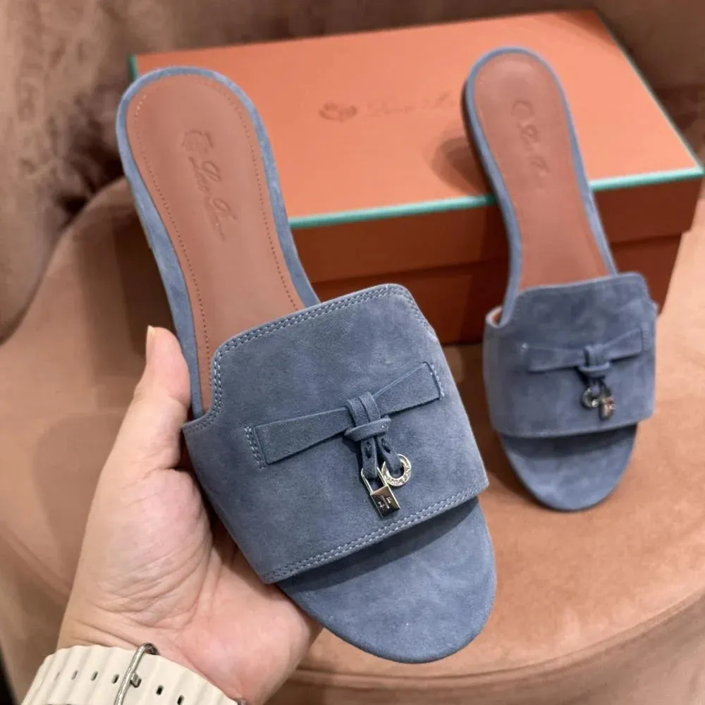 Loro Piana Summer Charms Ser Women Sandals - Jeans
