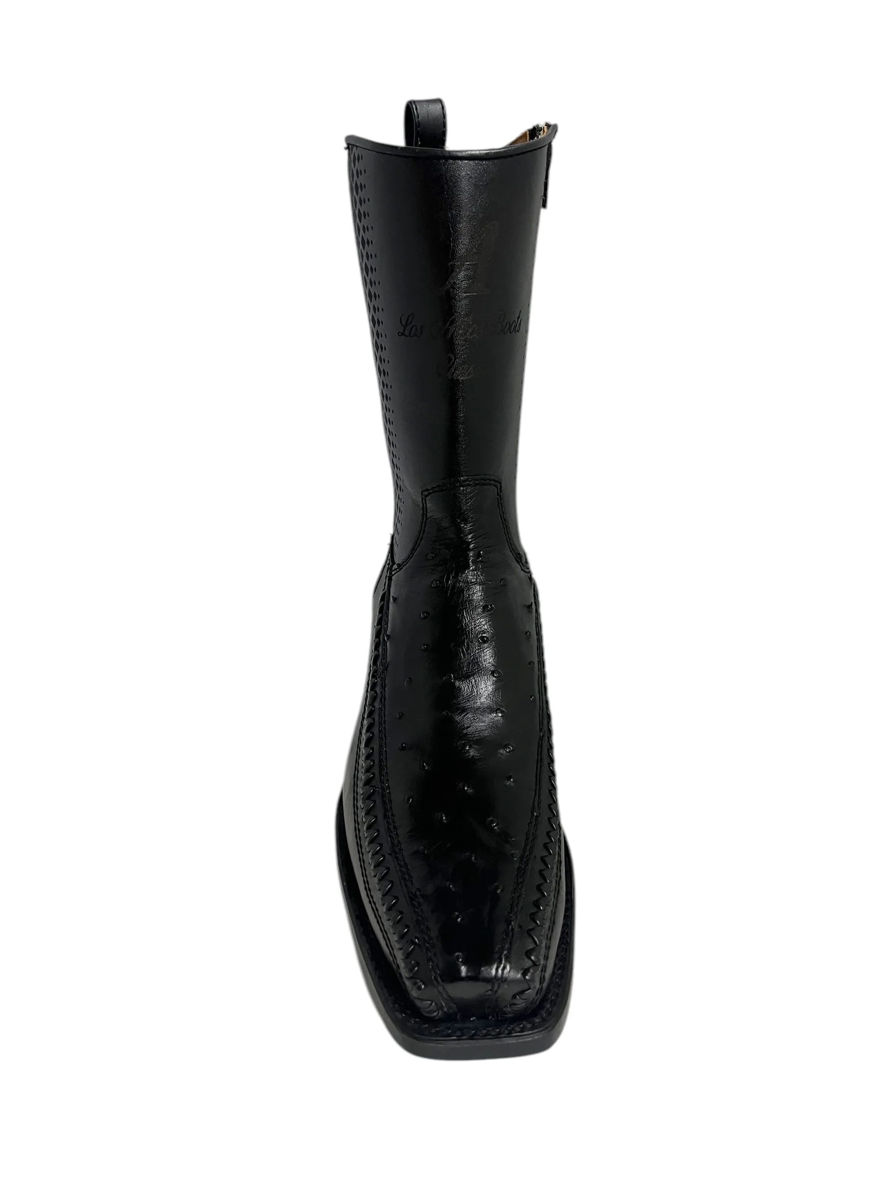 Los Altos 7 Toe Ostrich black - 57BFP0305