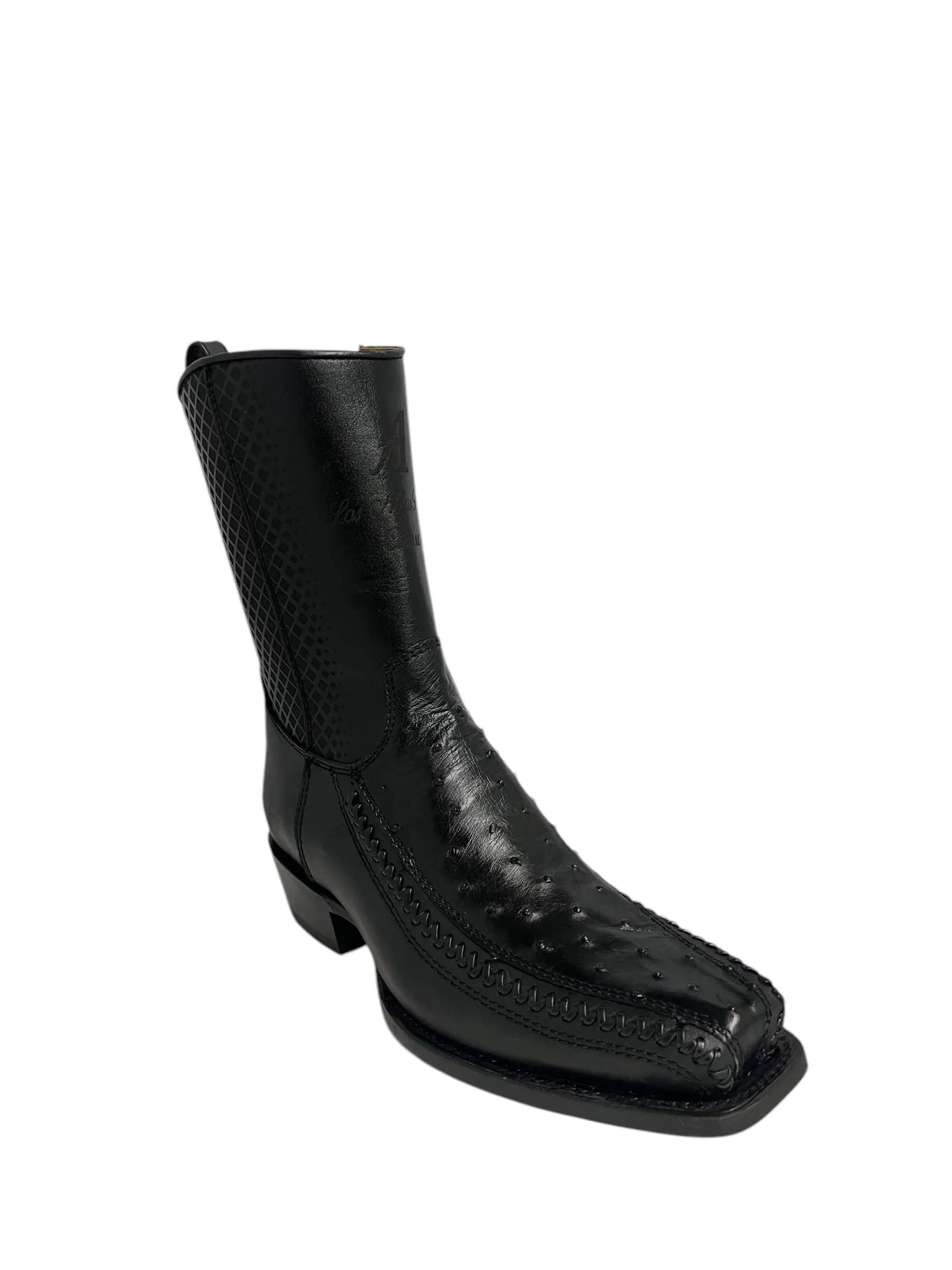 Los Altos 7 Toe Ostrich black - 57BFP0305