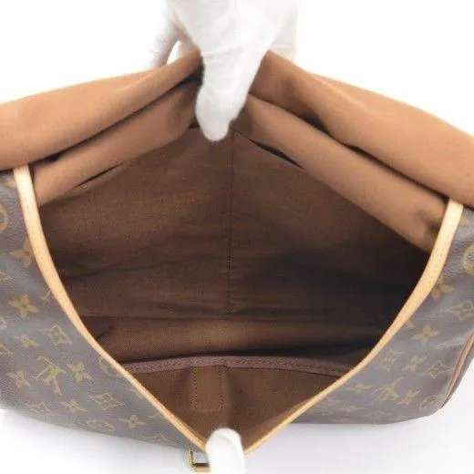 LOUIS VUITTON Saumur 35 Monogram Canvas Vintage Shoulder Bag