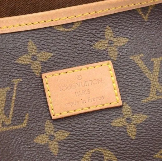 LOUIS VUITTON Saumur 35 Monogram Canvas Vintage Shoulder Bag