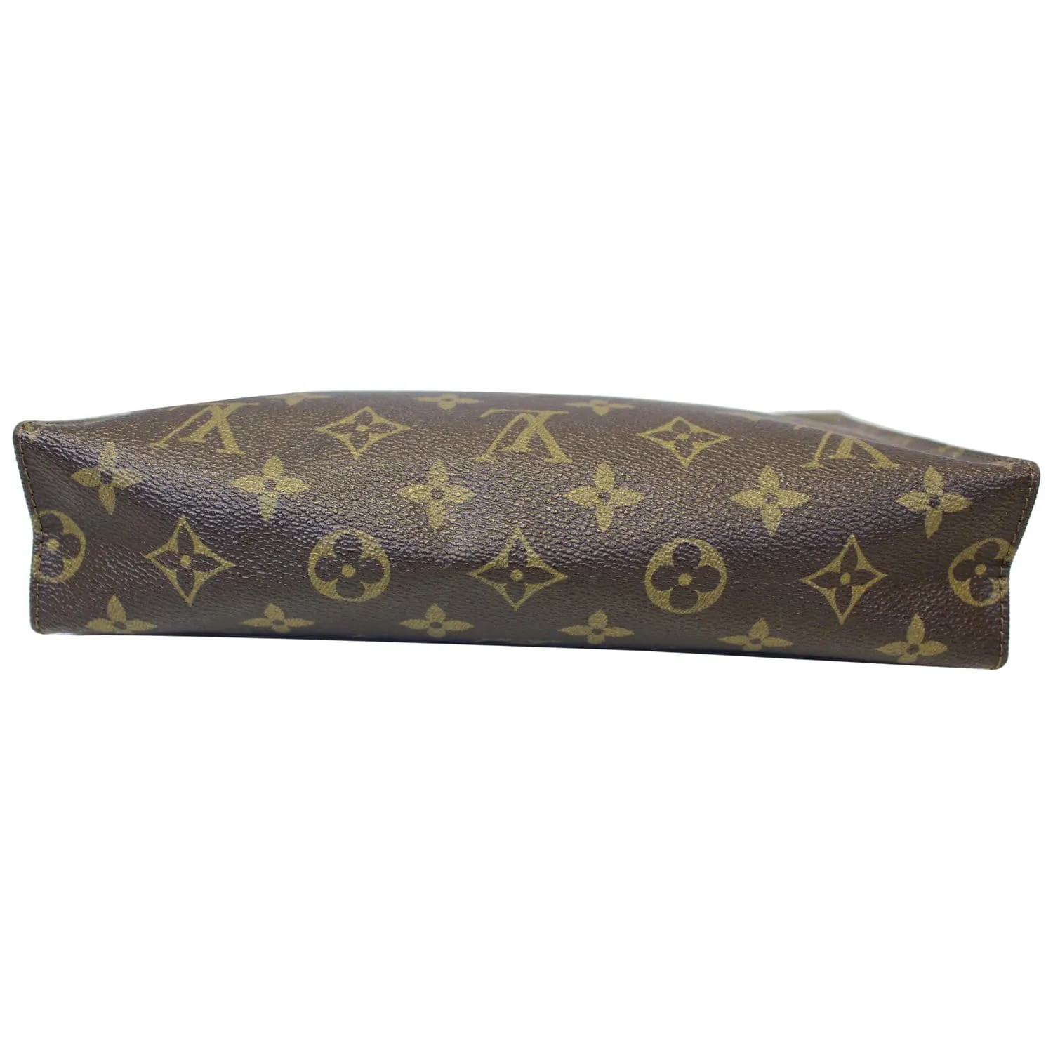 LOUIS VUITTON Toiletry Pouch Monogram Canvas Vintage Brown