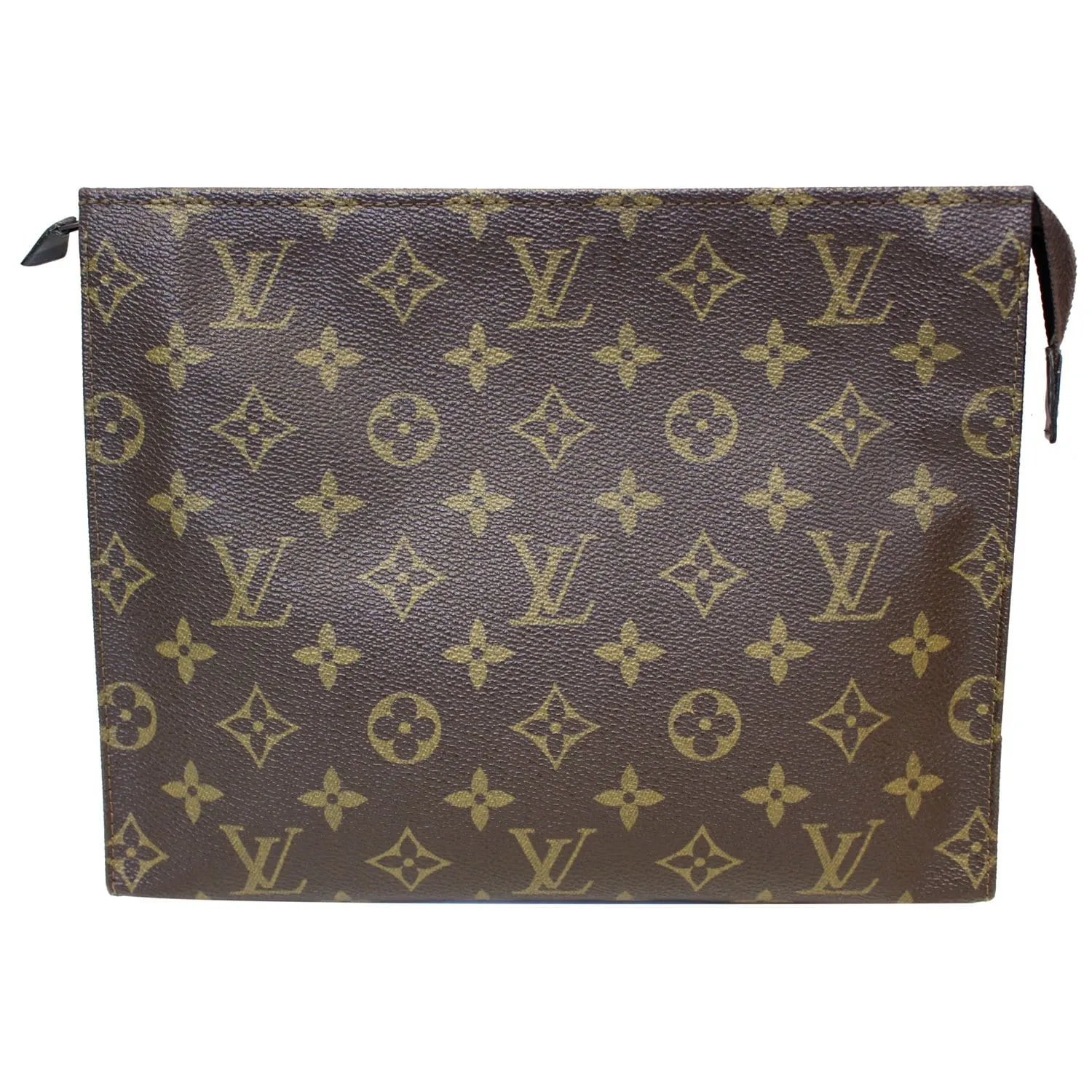 LOUIS VUITTON Toiletry Pouch Monogram Canvas Vintage Brown