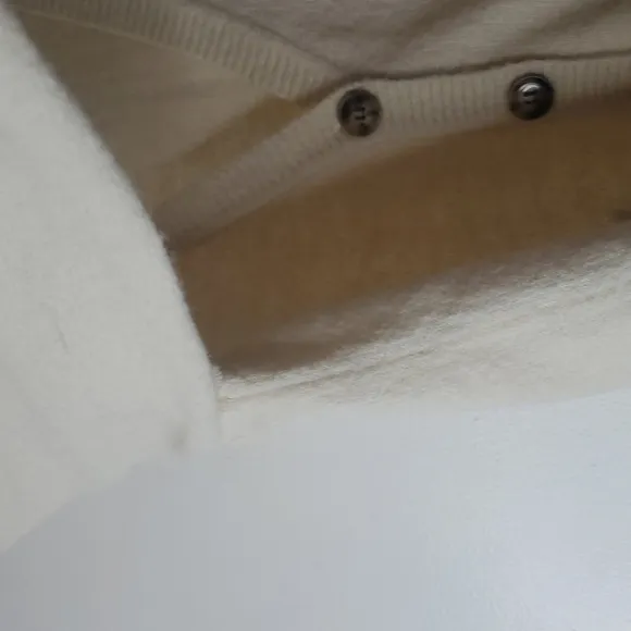 Lovers And Friends Kamile Oversized Cardigan Size XS Cream Lightweight Buttons