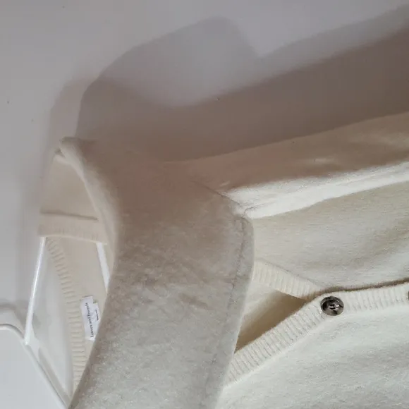 Lovers And Friends Kamile Oversized Cardigan Size XS Cream Lightweight Buttons