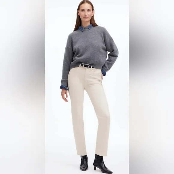 Madewell 90's Straight High-Rise Fitted Hip Straight Leg Full Length Size 29