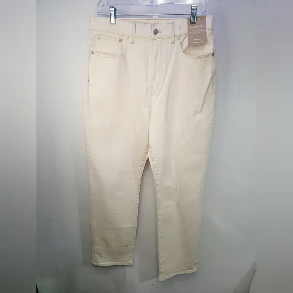 Madewell 90's Straight High-Rise Fitted Hip Straight Leg Full Length Size 29