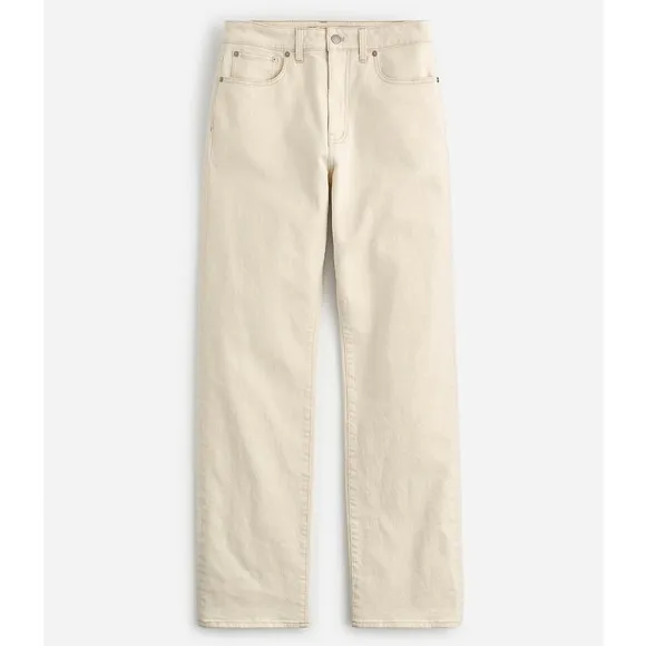 MADEWELL Cream Vintage Canvas The Curvy '90s Straight Jean NWOT Size 27