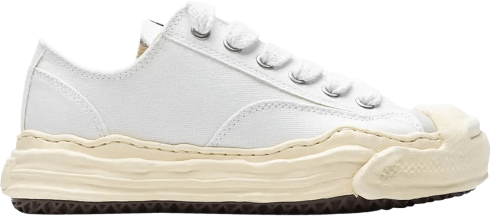 Maison Mihara Yasuhiro Hank Vintage Sole Canvas Low White