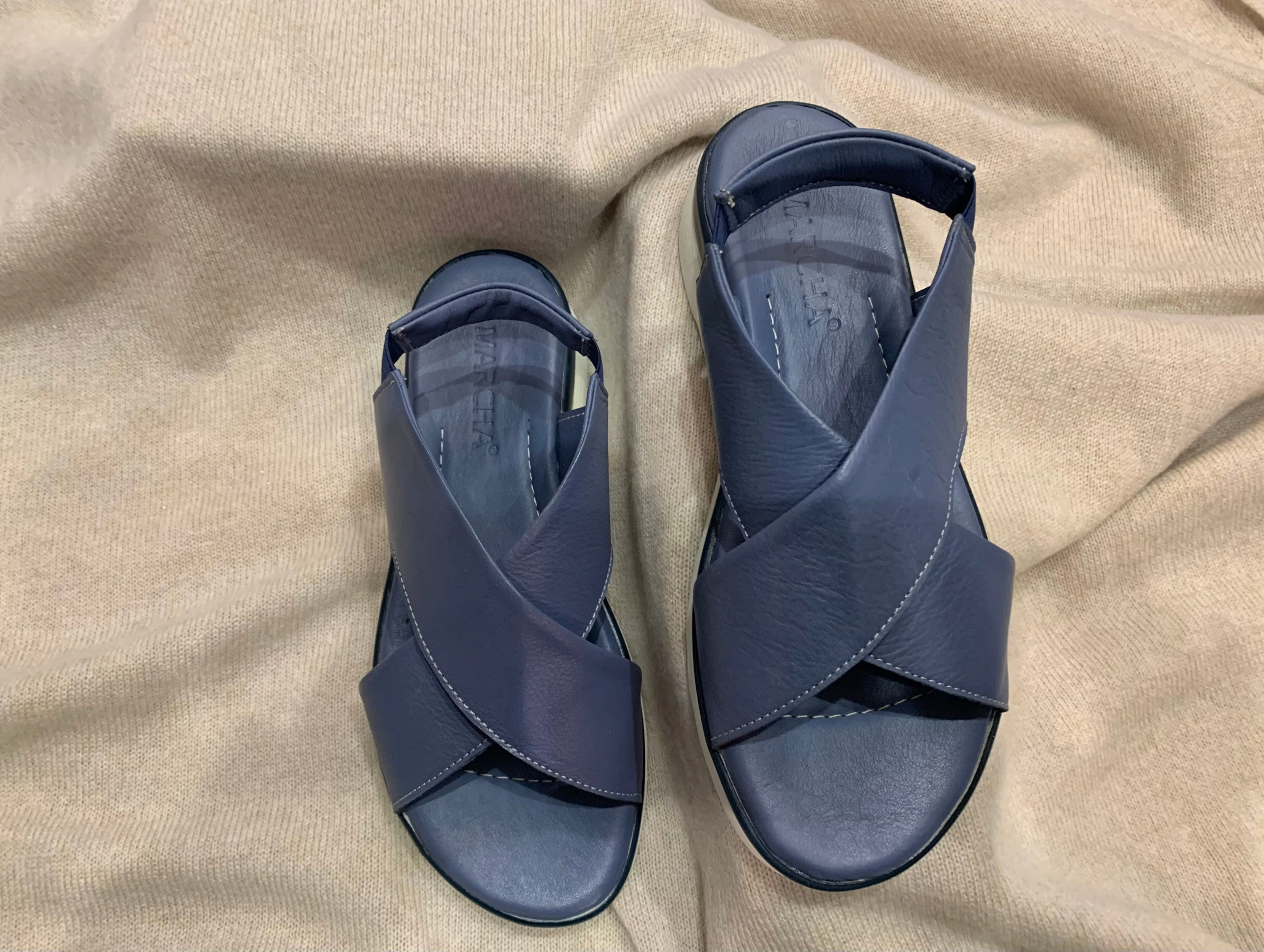 Marcha Cornflower Blue Sandals