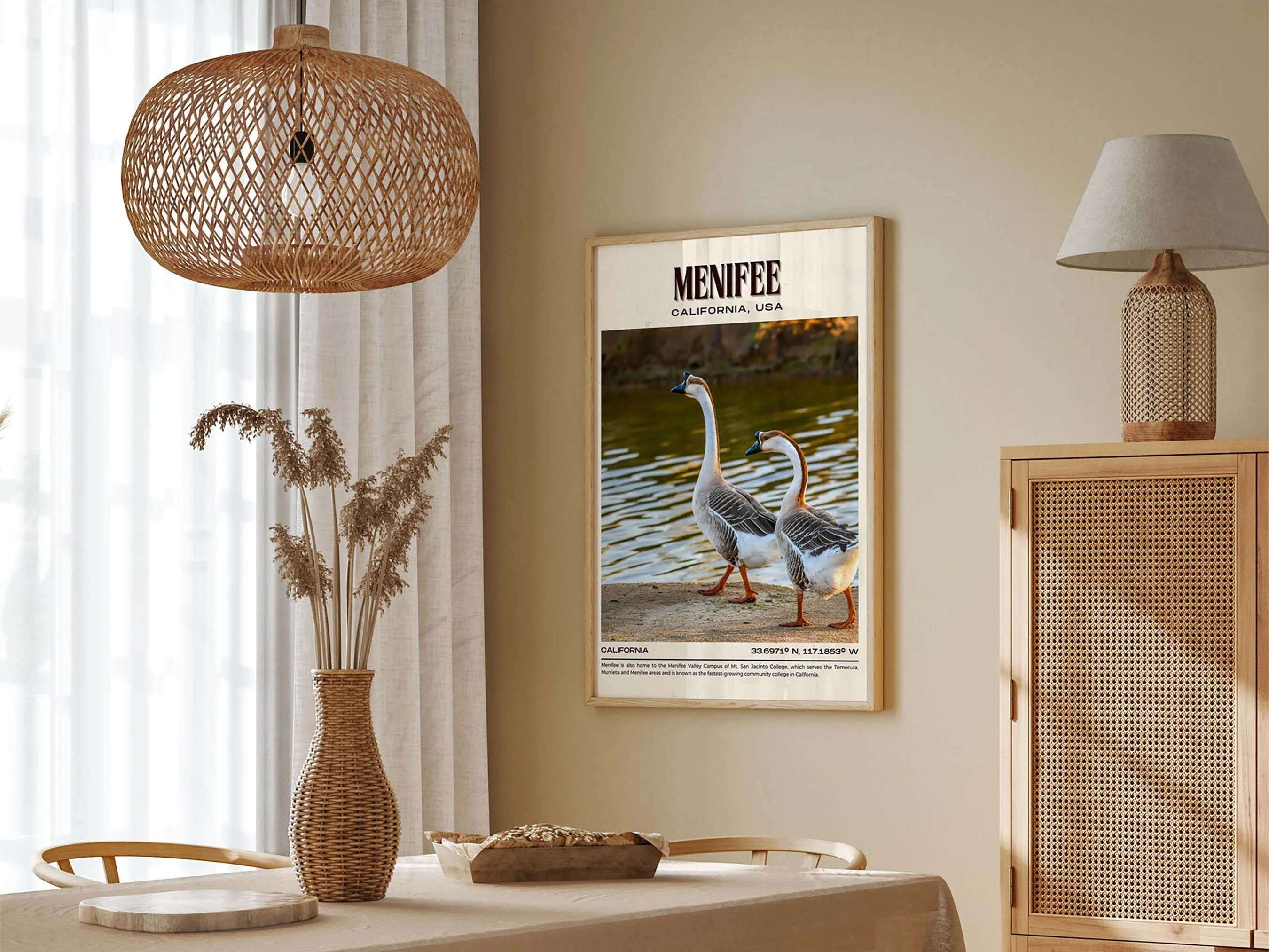 Menifee Vintage Wall Art, California, USA