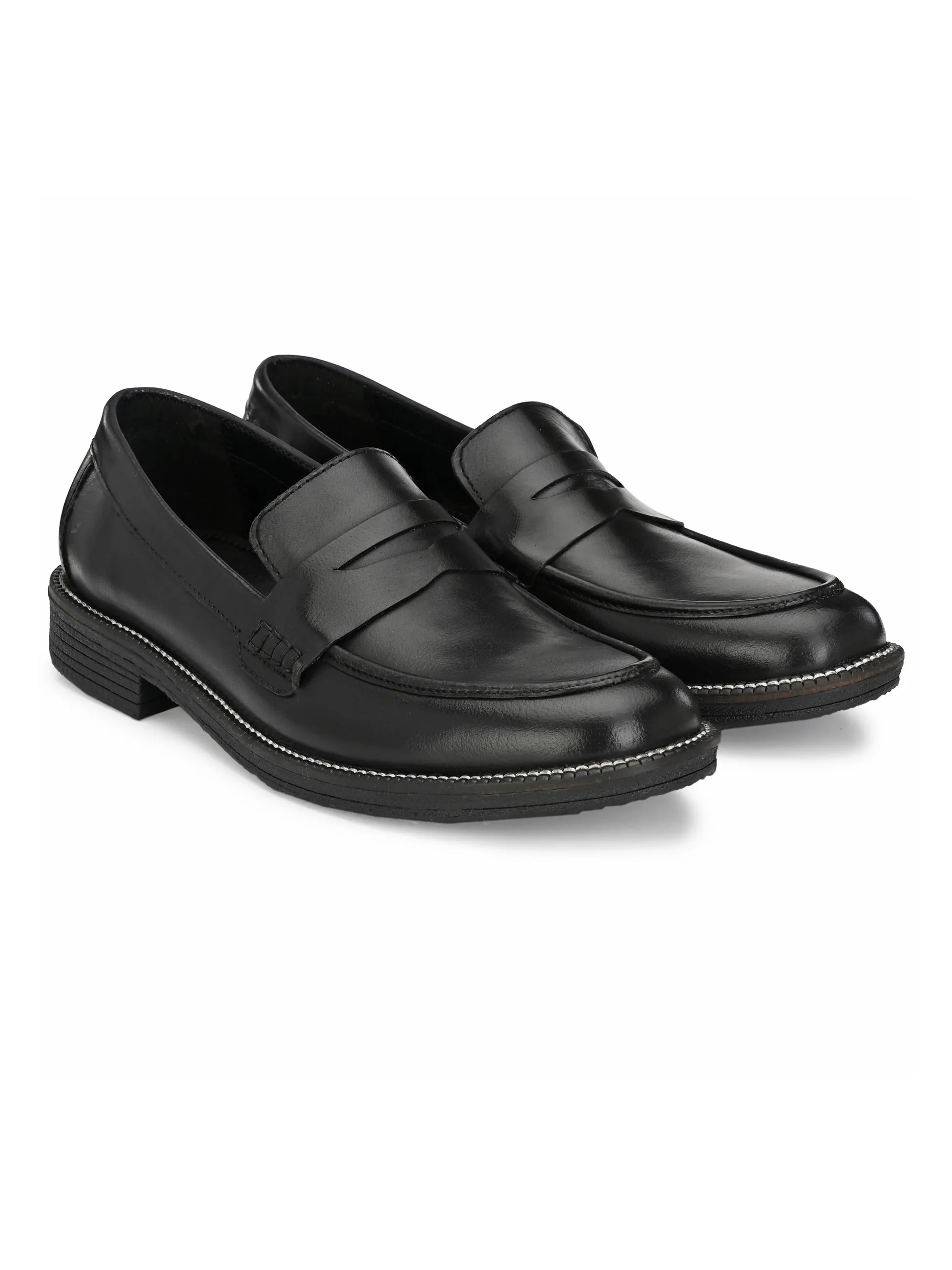 MEN'S BURNISH LEATHER MOCCASIN
