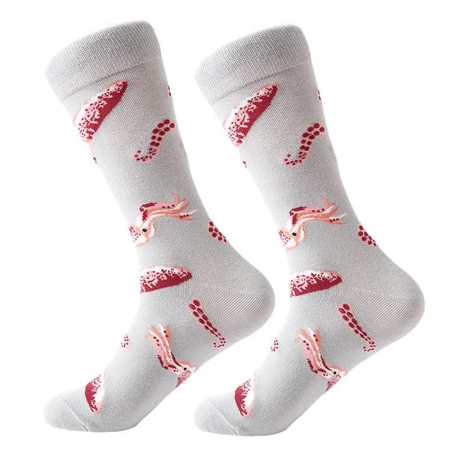 Mens cool Trippy Socks geometric pattern socks