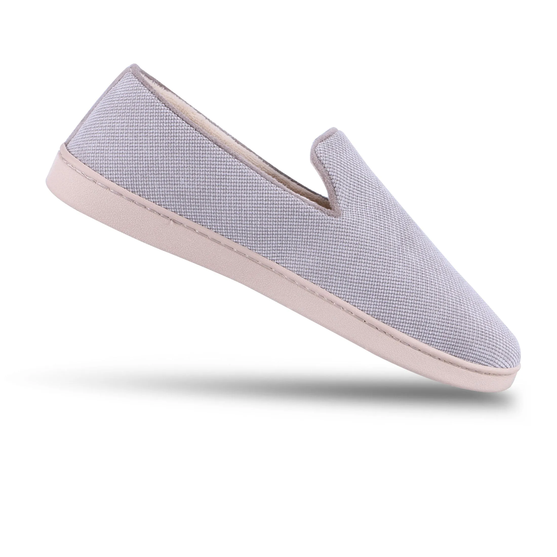 Men's Diamond Corduroy Loafer Slipper with Moisture Wicking and Gel Infused Memory Foam