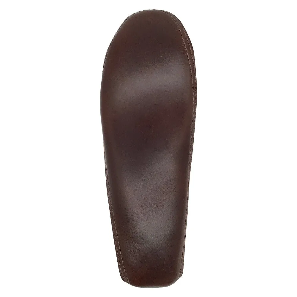 Men's Earthing Moccasins Fringed Moose Hide with Heavy Oil Tan Soles