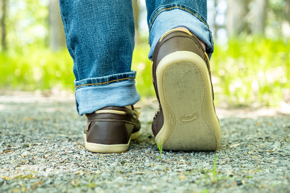Men's Earthing Moose Hide Leather Memory Foam Moccasin Shoes