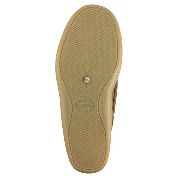 Men's Earthing Moose Hide Leather Memory Foam Moccasin Shoes