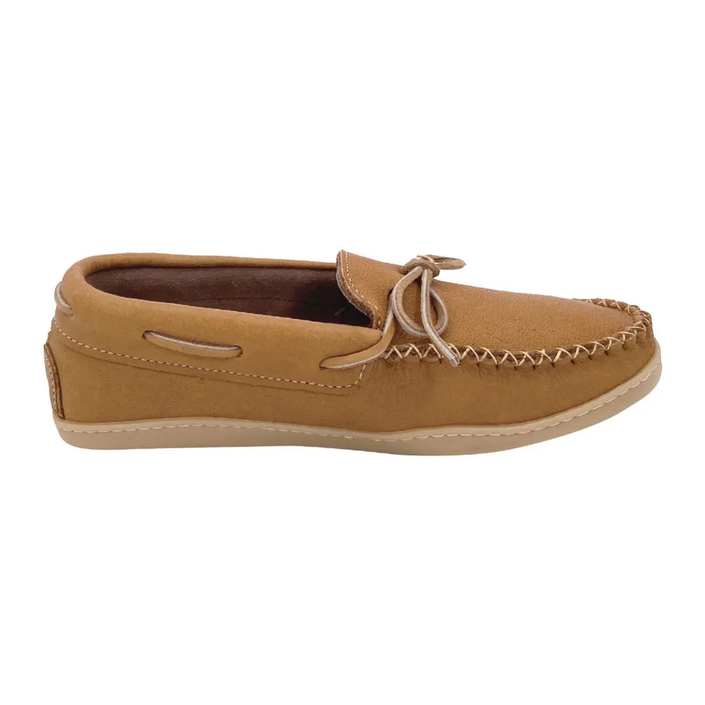 Men's Earthing Moose Hide Leather Moccasin Shoes