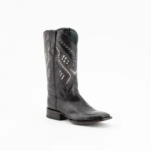 Men's Ferrini Jesse Alligator Print Boots Handcrafted Black