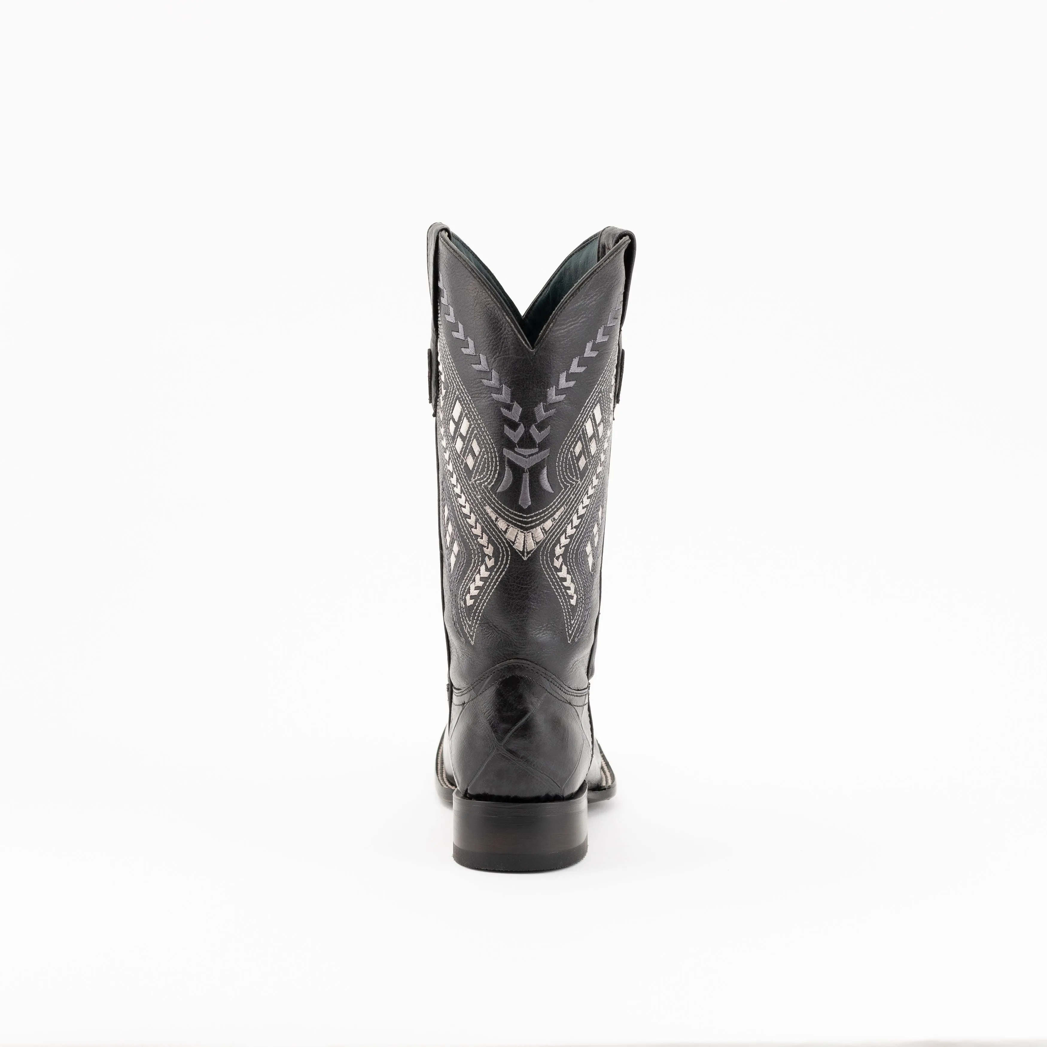 Men's Ferrini Jesse Alligator Print Boots Handcrafted Black