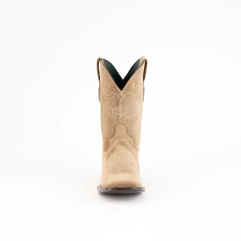 Men's Ferrini Rough Rider Leather Boots Handcrafted Taupe
