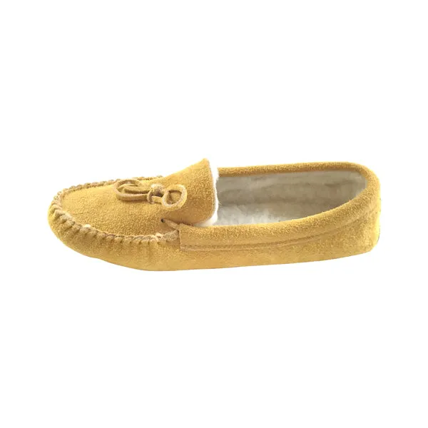 Men's Fleece Lined Suede Moccasins