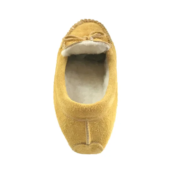 Men's Fleece Lined Suede Moccasins